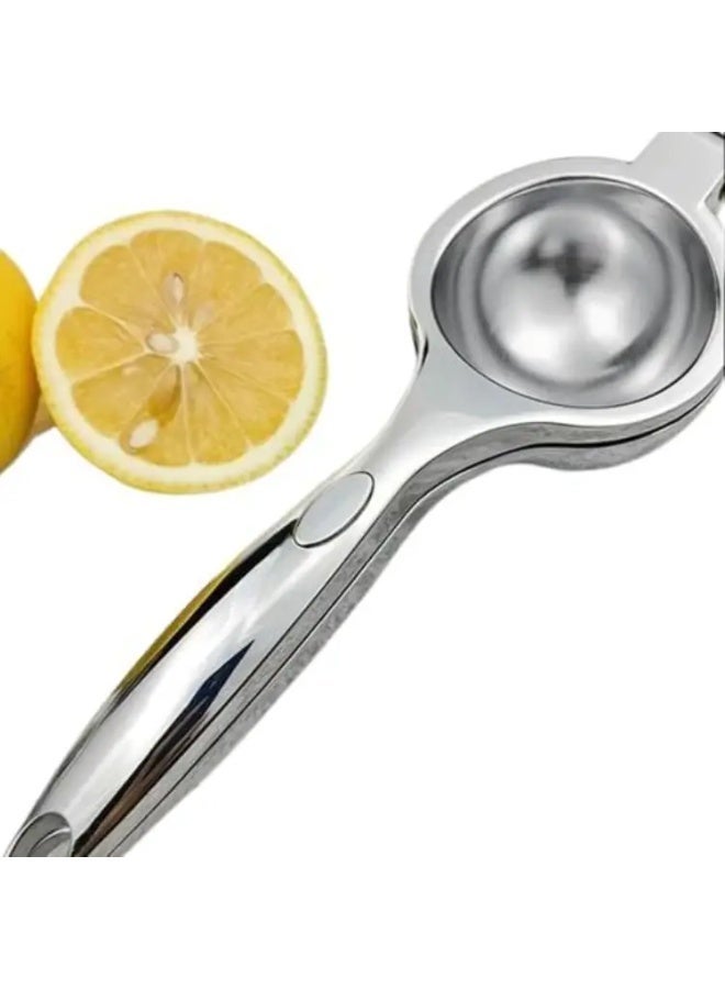 Manual Stainless Steel Lemon and Citrus Squeezer - Ergonomic and Durable Design 20 cm - Image 1